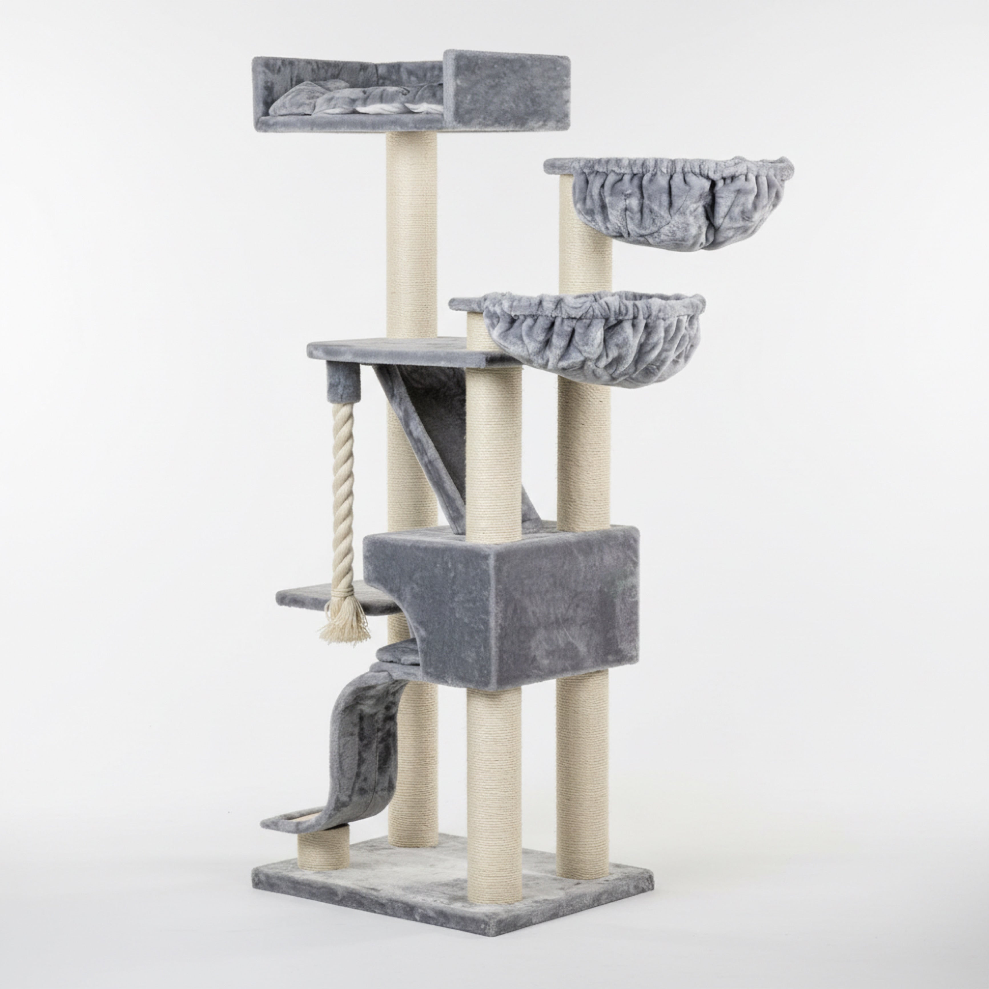 Lielas šķirnes kaķu koks Kilimandjaro de Luxe