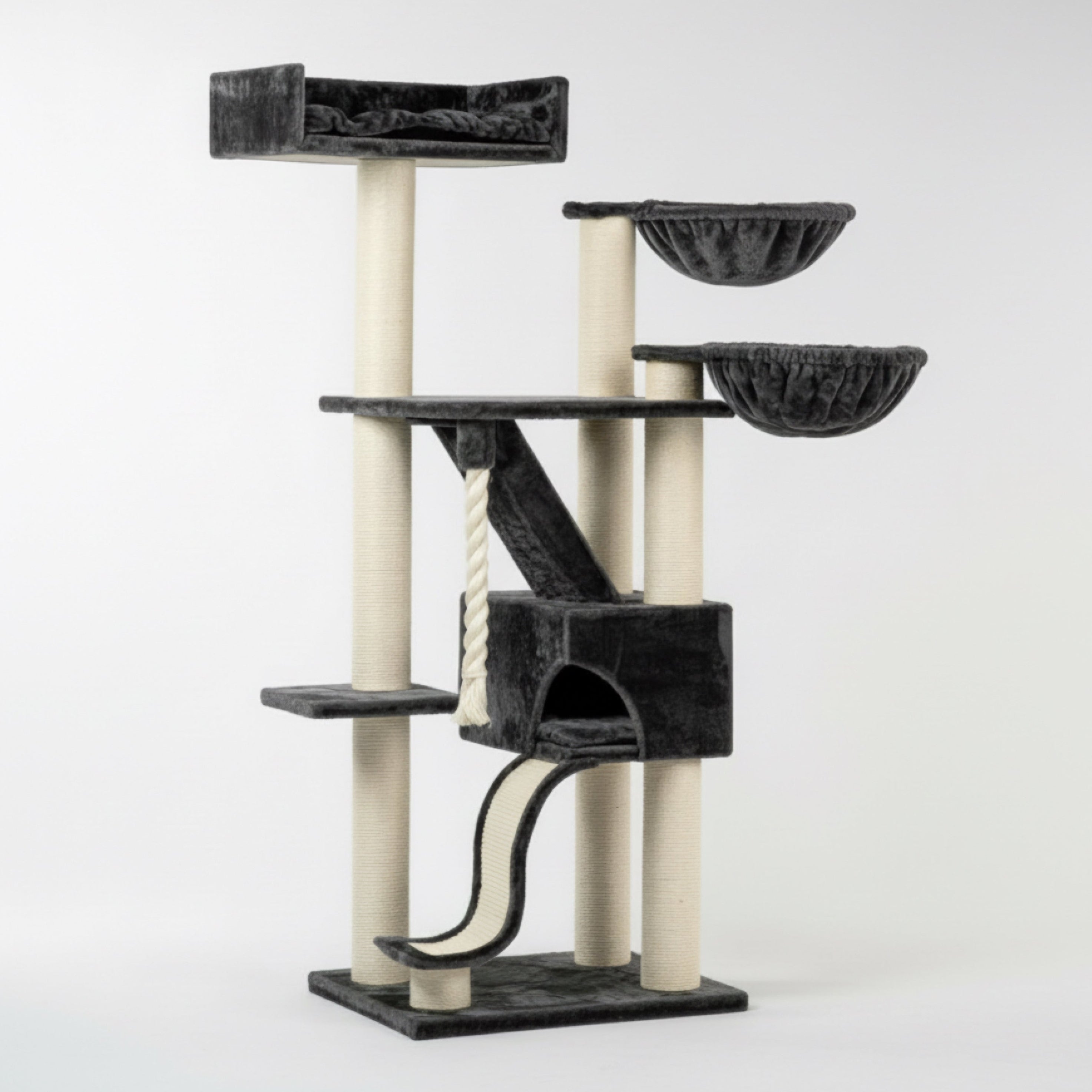 Lielas šķirnes kaķu koks Kilimandjaro de Luxe