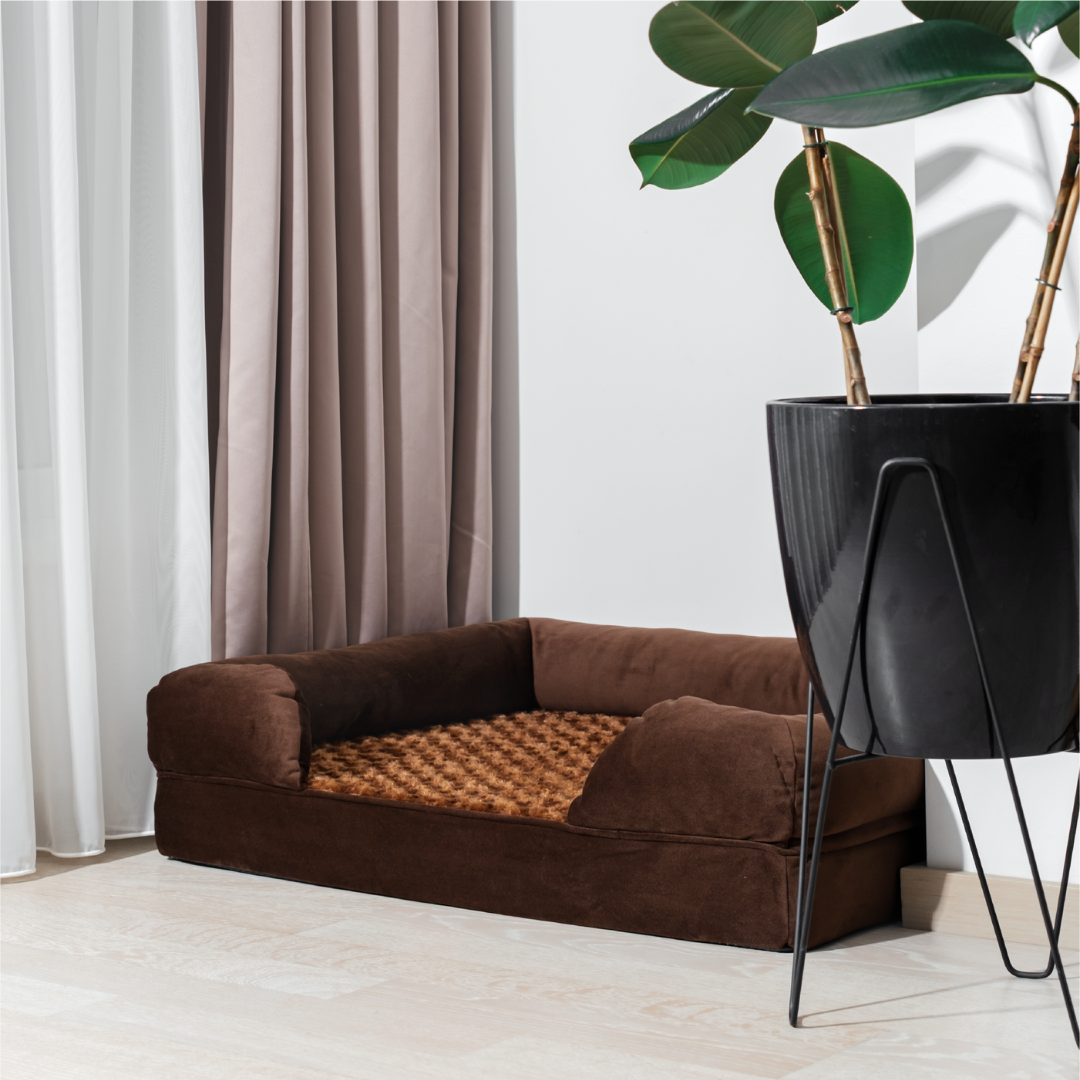 O.Buddy Orthopaedic Dog Bed Brown