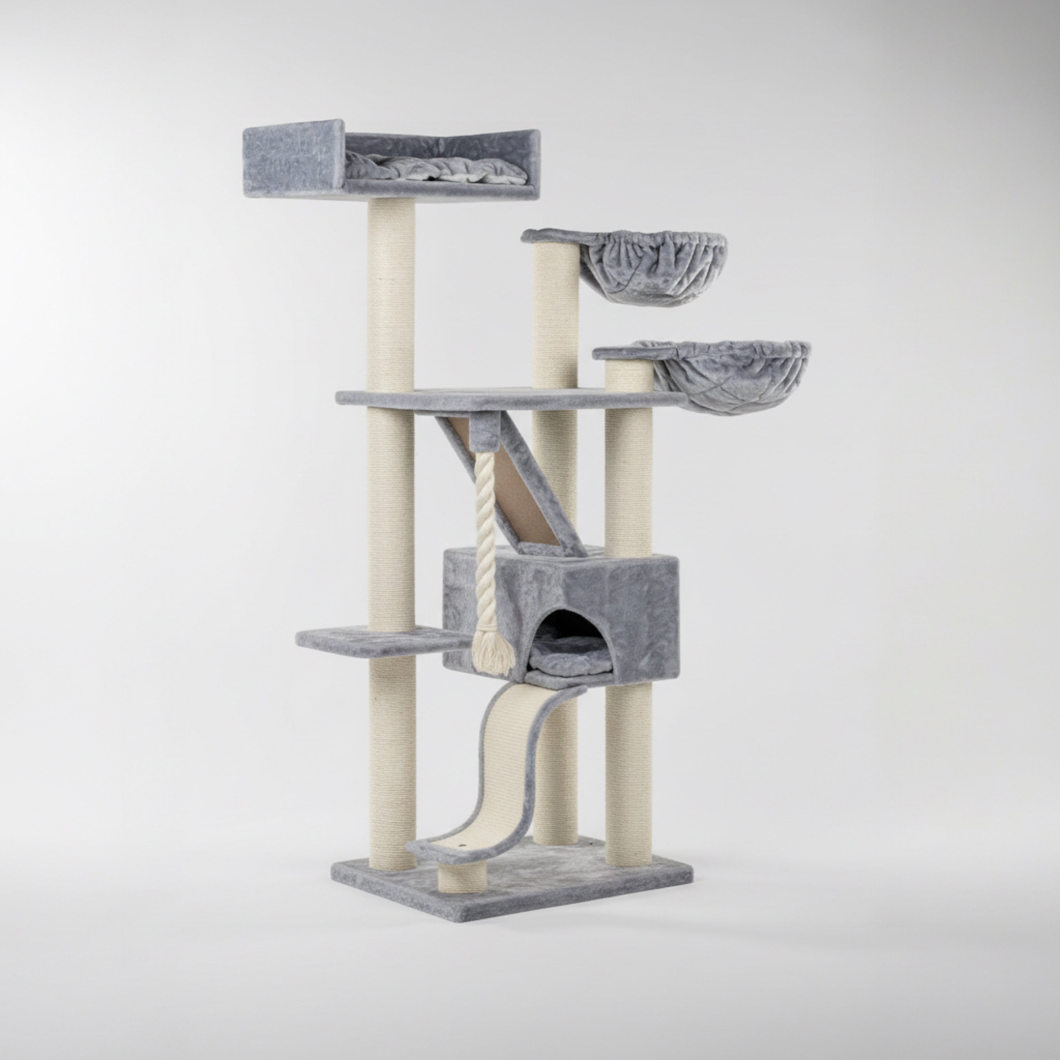 Lielas šķirnes kaķu koks Kilimandjaro de Luxe