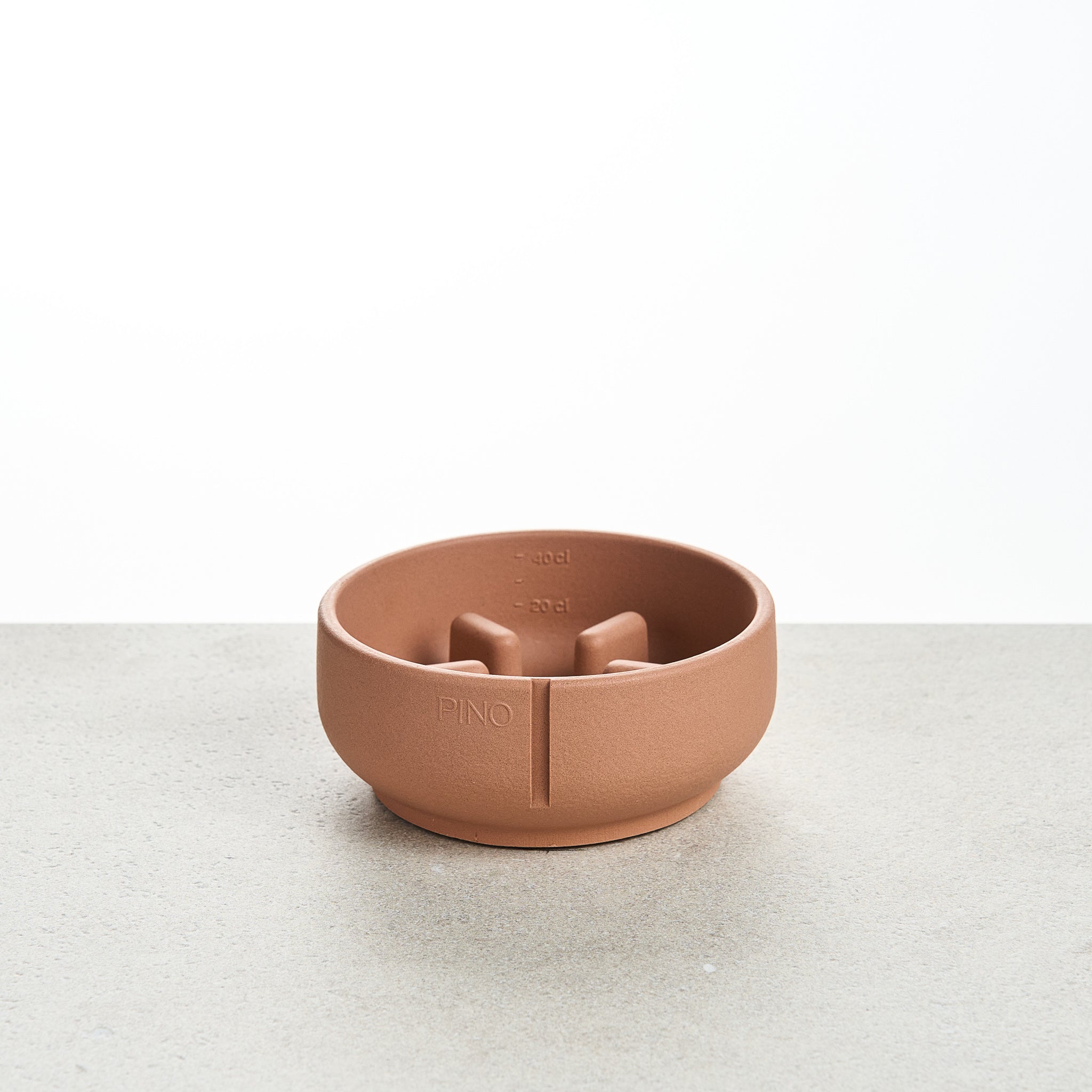 Handmade Slow Feeder Bowl for Dogs Salmon Terra