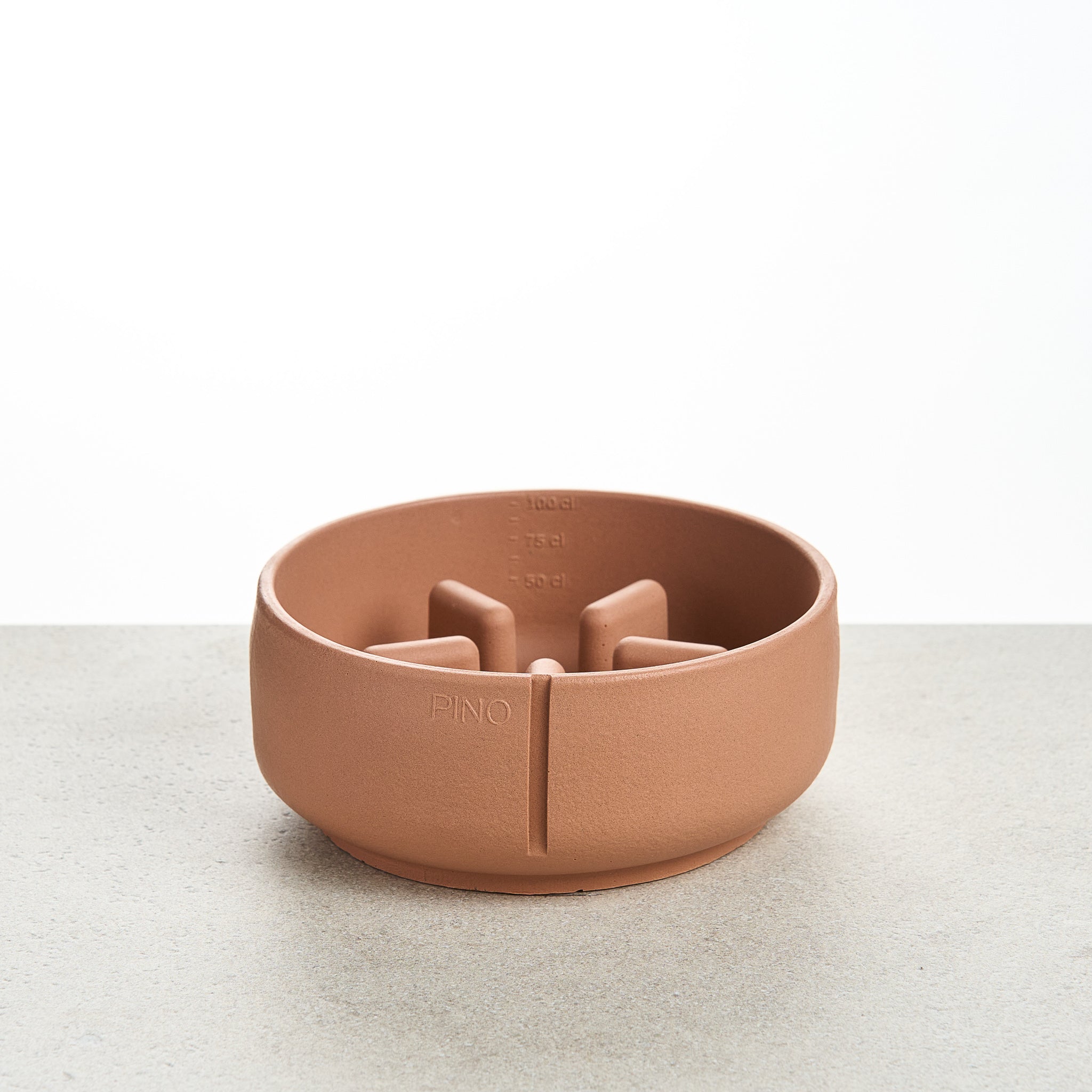 Handmade Slow Feeder Bowl for Dogs Salmon Terra