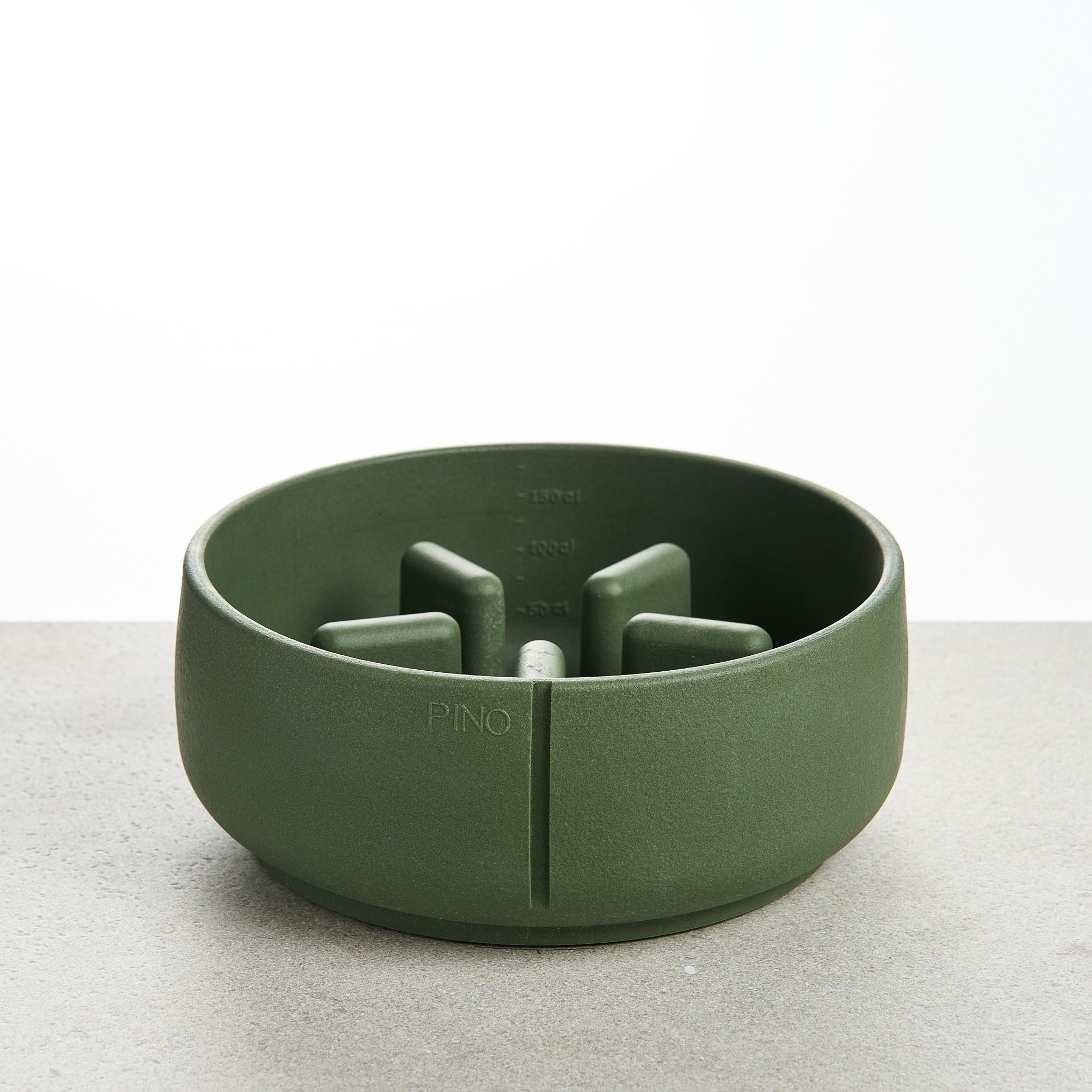 Handmade Slow Feeder Bowl for Dogs Crocodile Green