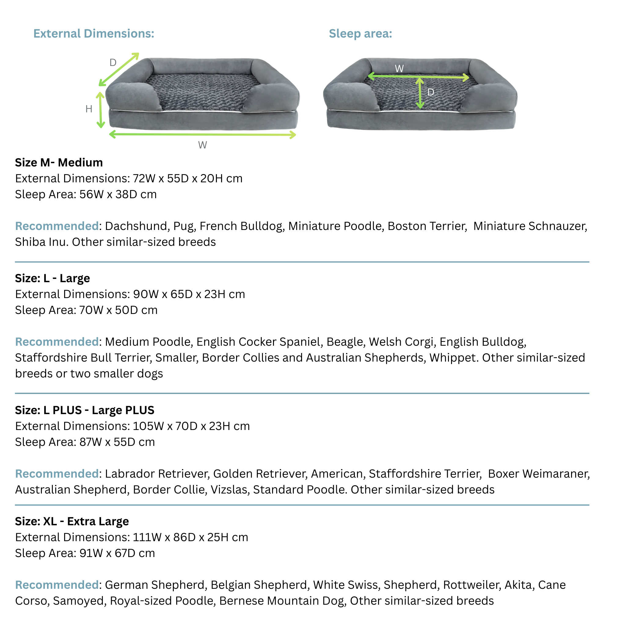 O.Buddy Orthopaedic Dog Bed Gray