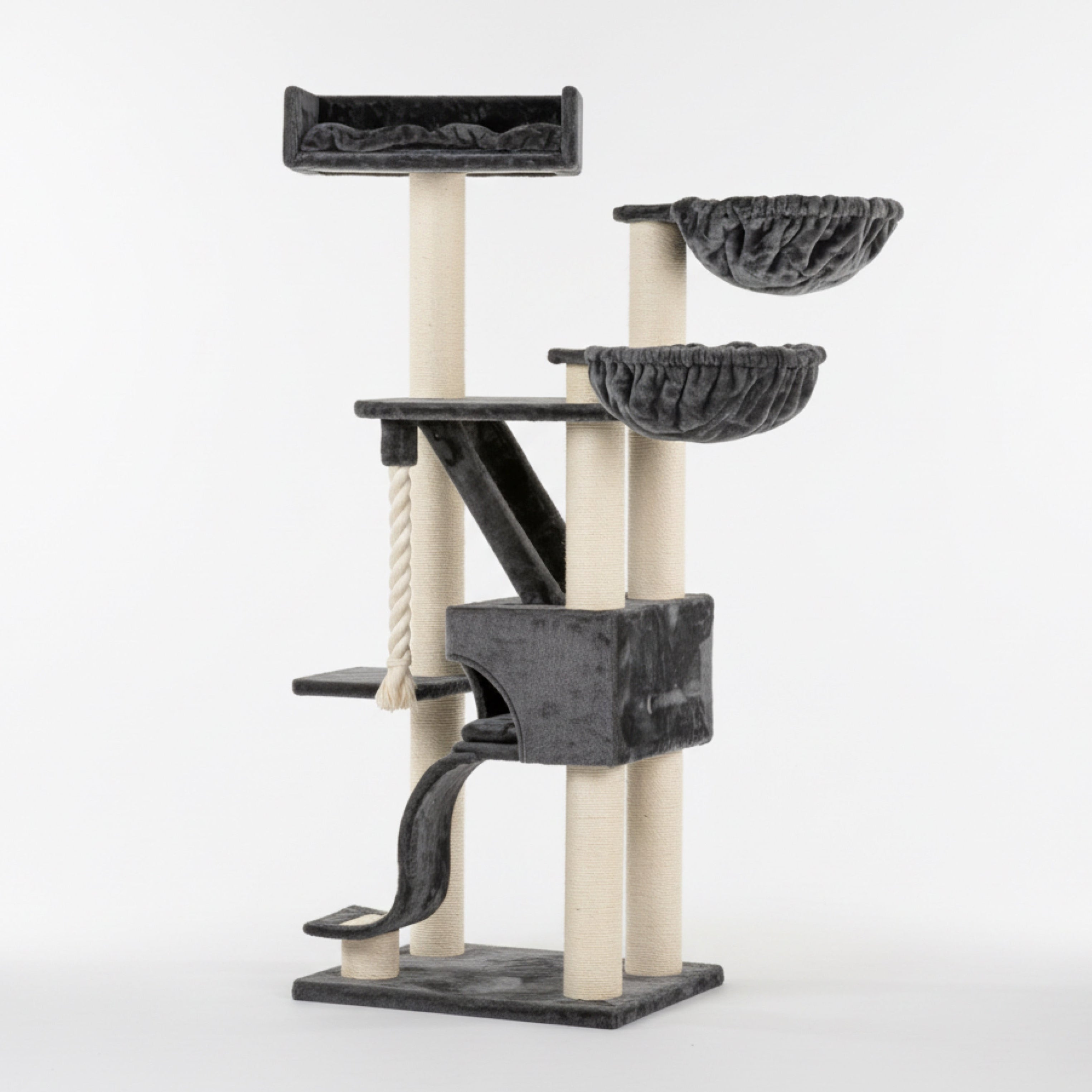 Lielas šķirnes kaķu koks Kilimandjaro de Luxe