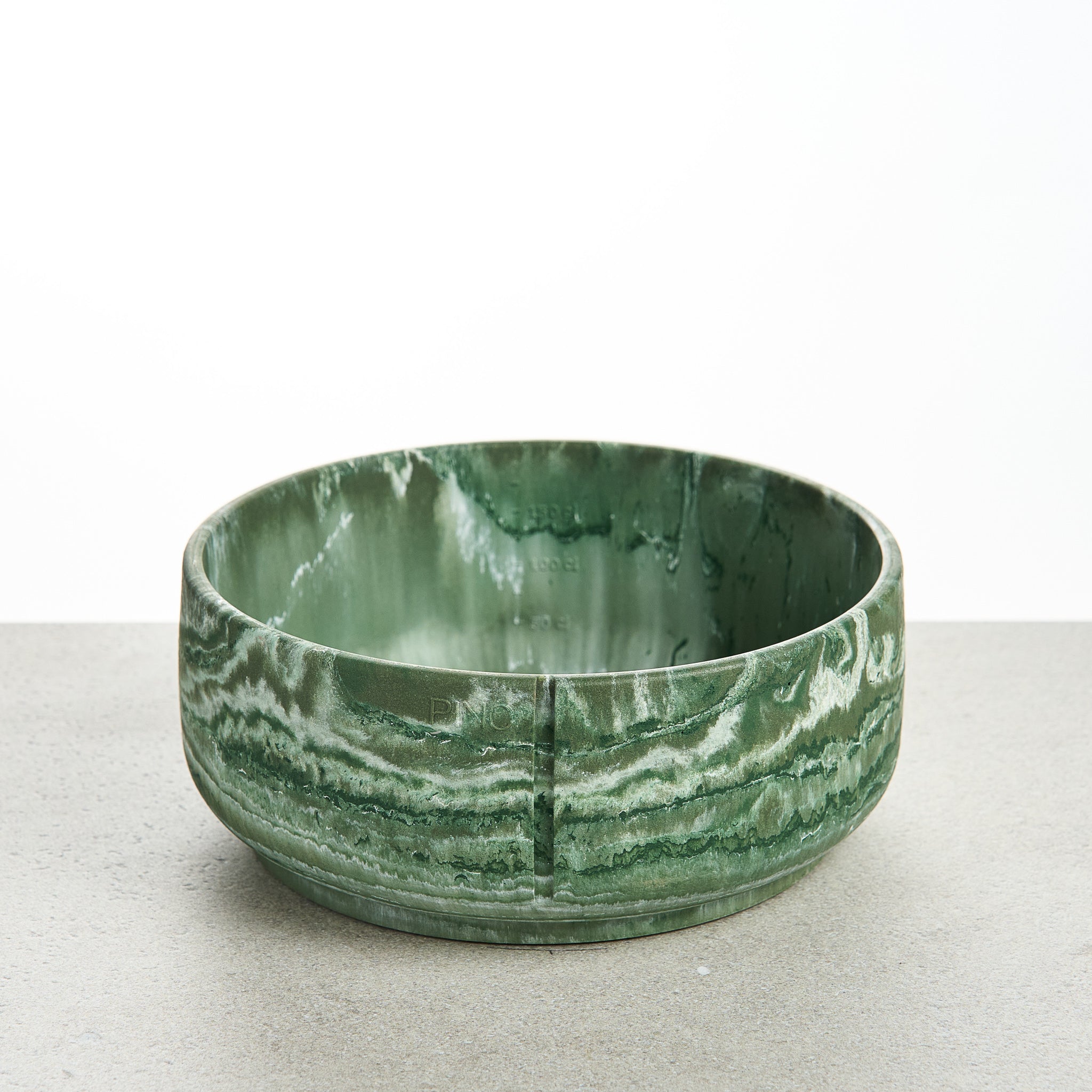 Handmade Classic Bowl for Dogs Crododile Green