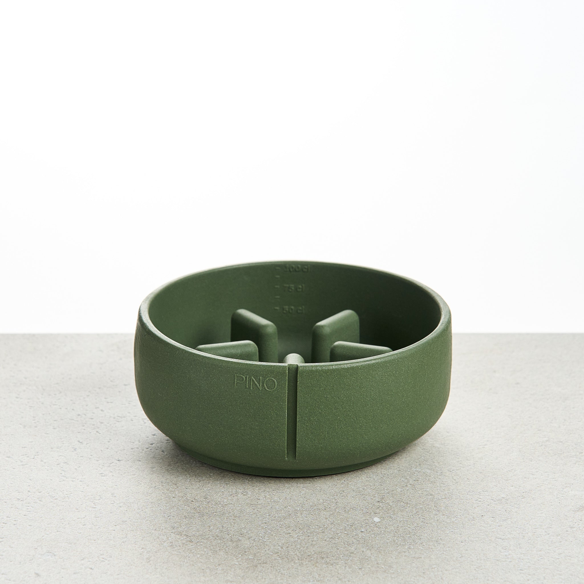 Handmade Slow Feeder Bowl for Dogs Crocodile Green